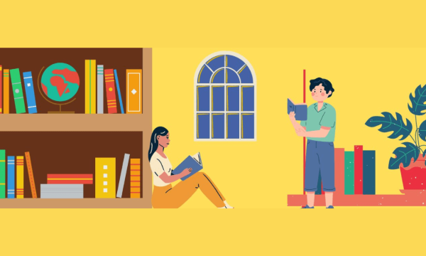 Nuture love for reading_CHIREC Blog Students engrossed in reading various books, fostering a love for literature and literacy.