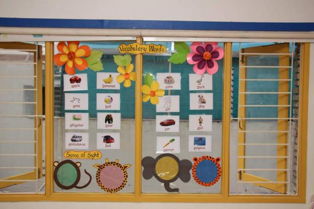 Interactive Vocabulary Words Chart at CHIREC - C Nursery A, snoopys