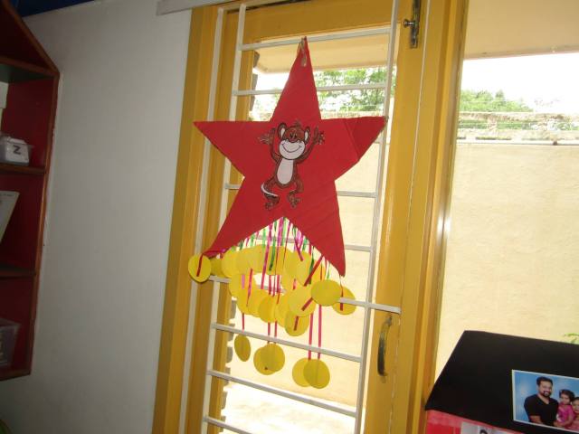 CPP1A Chimps Classroom: Monkey Sitting on Star