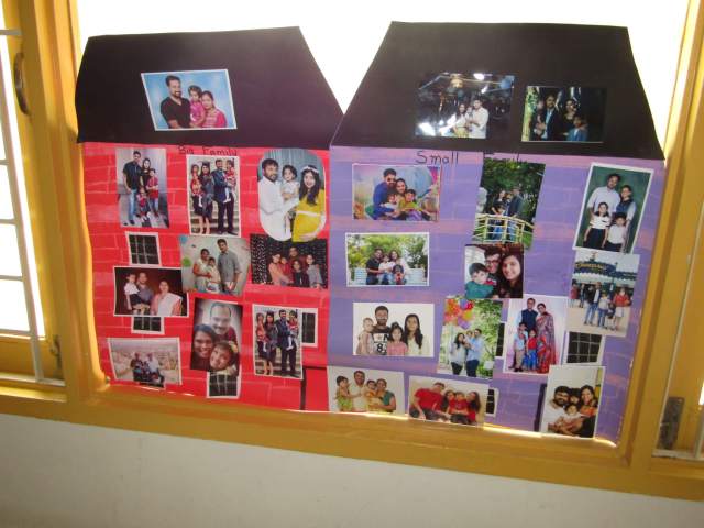 CPP1A Chimps Classroom: Family Chart Featuring Big and Small Families with Student and Family Images