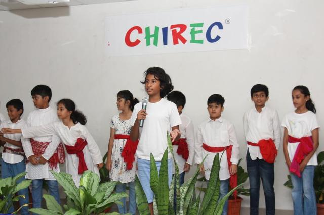 CHIREC students participating in every drop counts project